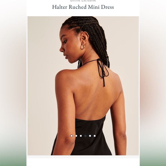 Abercrombie and fitch halter ruched dress - Picture 3 of 5